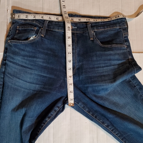 AG ADRIANO GOLDSCHMIED STEVIE HIGH-RISE SKINNY ANKLE CUFF DENIM JEANS - Picture 8 of 8